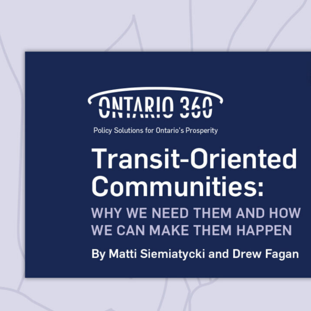 Transit Oriented Communities Cover Image