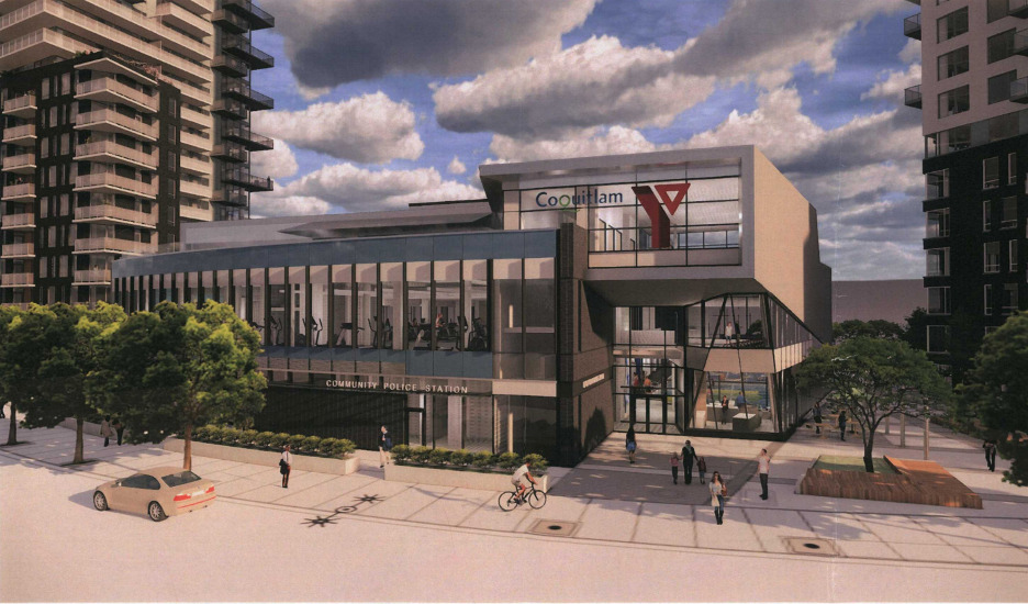 Coquitlam YMCA Rendering - courtesy of Concert Properties & Stantec Architecture